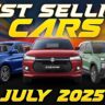 Best selling cars in India July 2025 – Maruti Suzuki Ertiga, Dzire, and Hyundai Creta